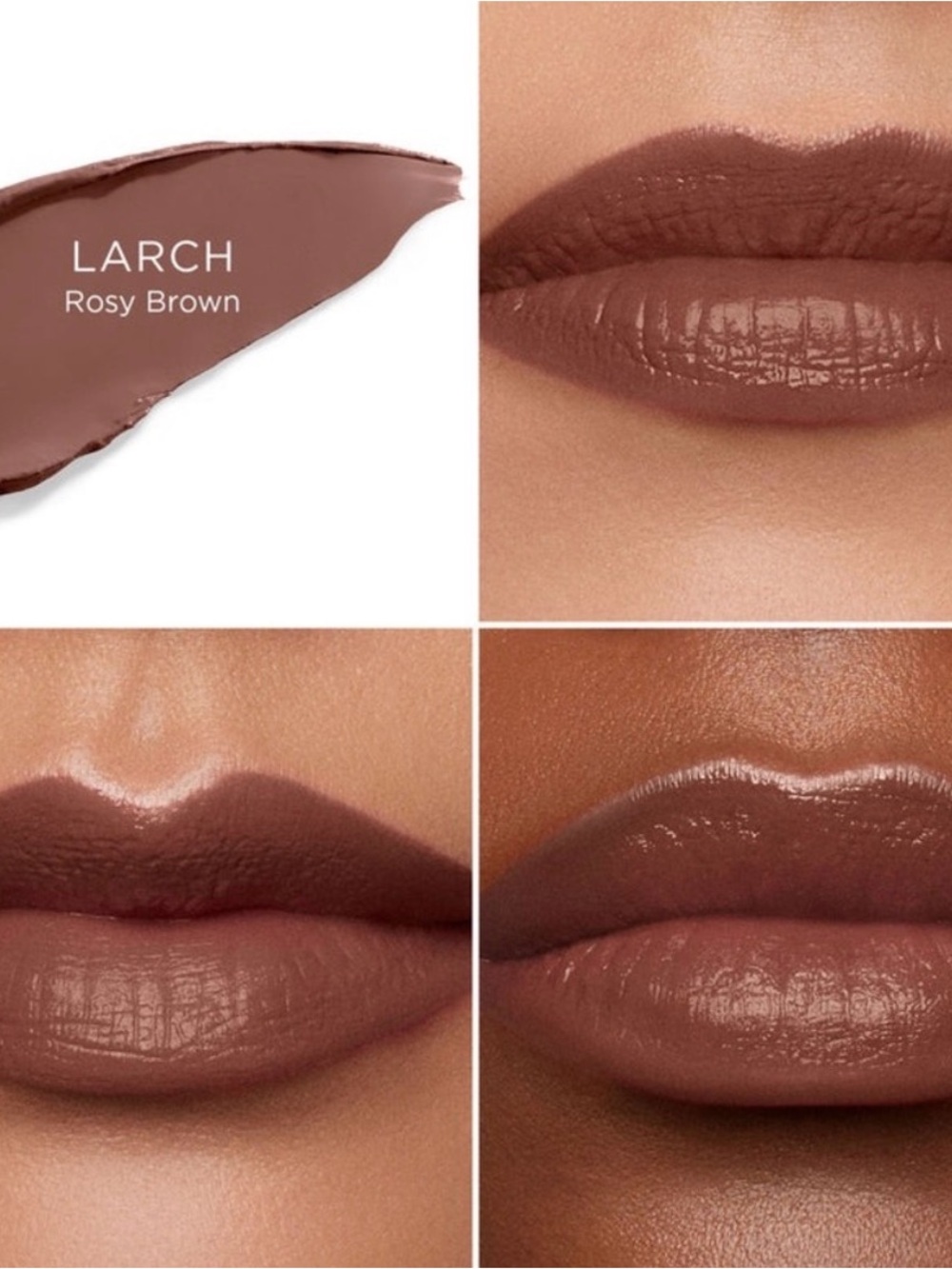 Hourglass Mauve Brown Cream Lipstick - Satin Finish- larch “new in box”